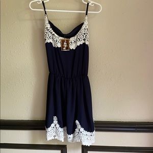 navy blue dress